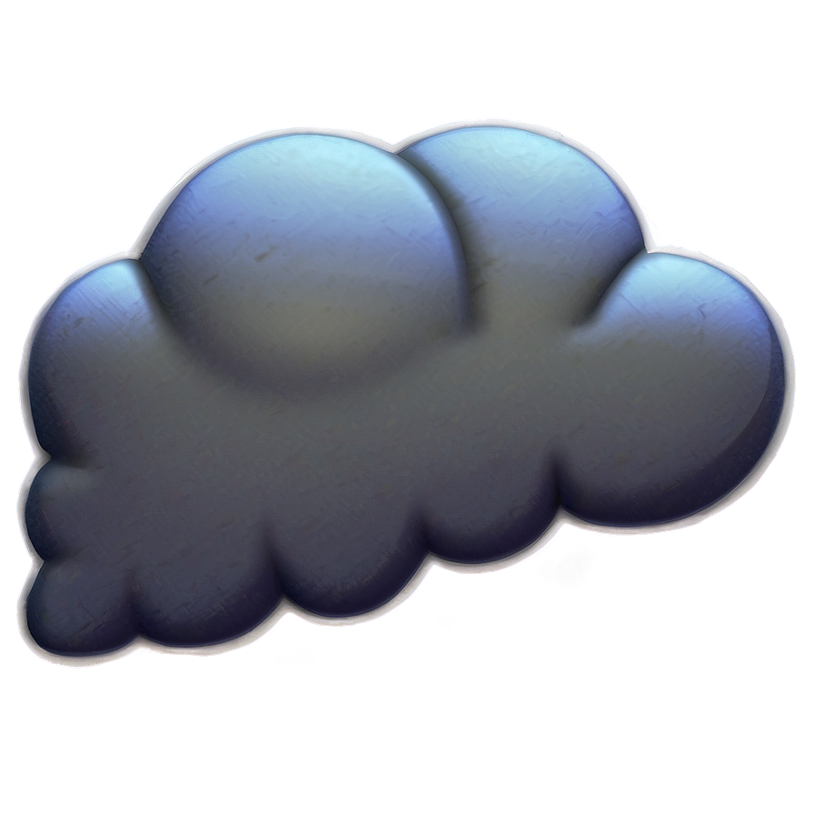 Sleepy Cloud Emoji Png 21 PNG image