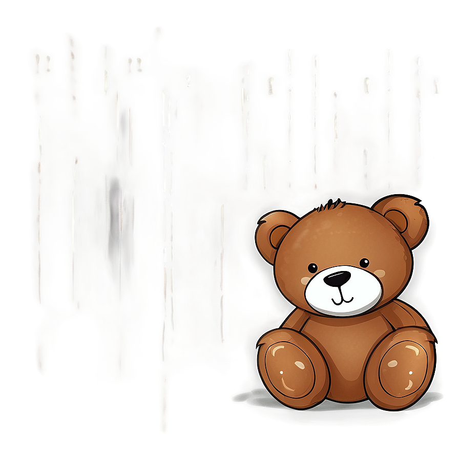 Sleepy Teddy Bear Clipart Png 06282024 PNG image