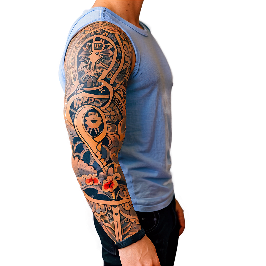 Sleeve Tattoo Clipart Png 88 PNG image