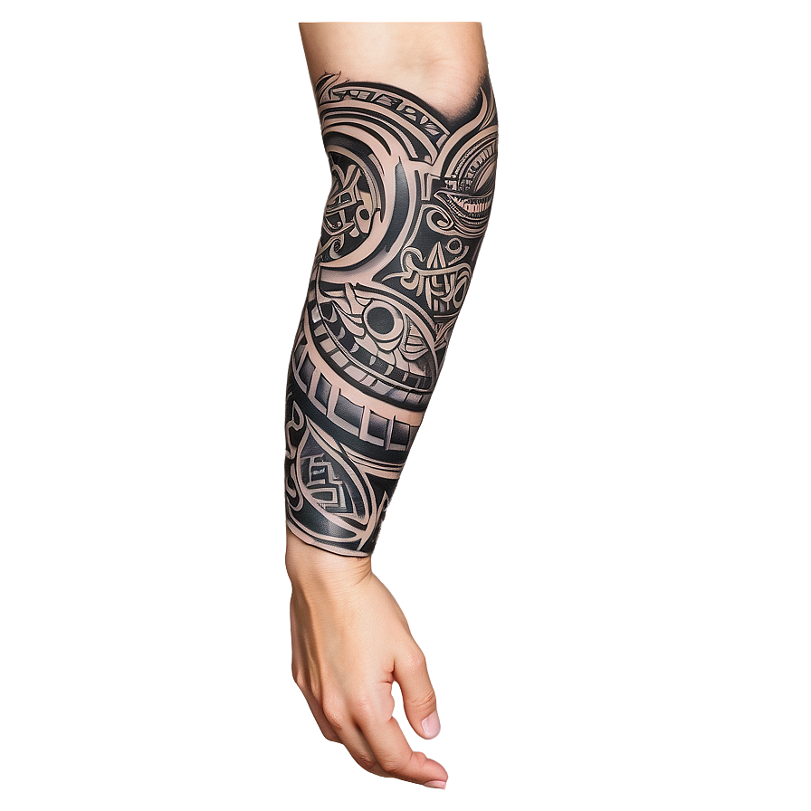 Sleeve Tattoo Designs Png 06262024 PNG image