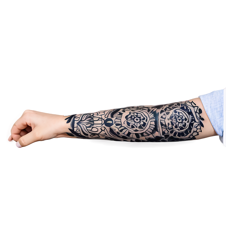 Sleeve Tattoo For Girls Png 06262024 PNG image