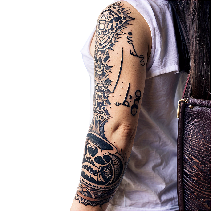 Sleeve Tattoo Gallery Png Umb9 PNG image