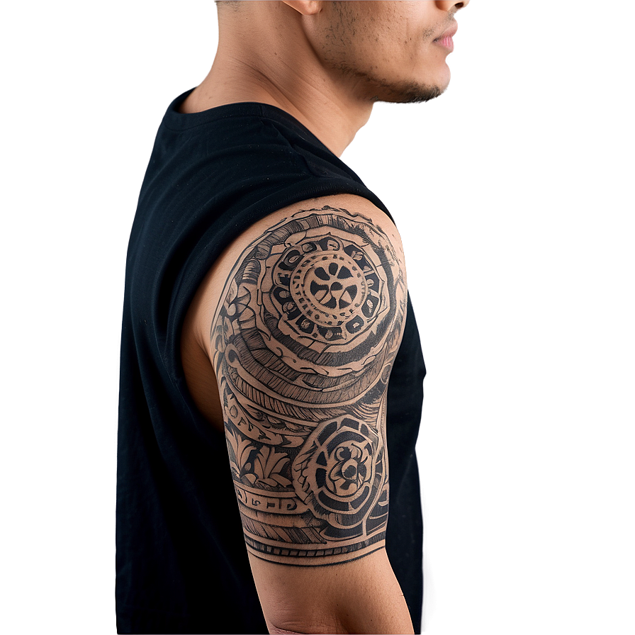 Sleeve Tattoo Mockup Png Apw20 PNG image