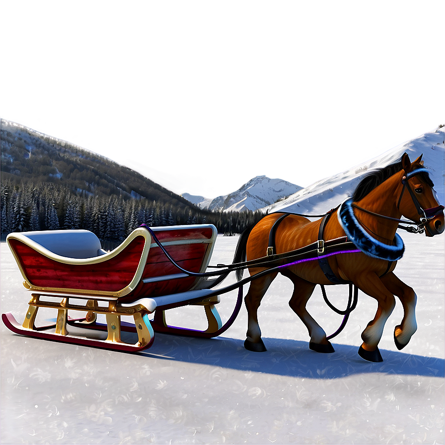 Sleigh Ride Scene Png 37 PNG image