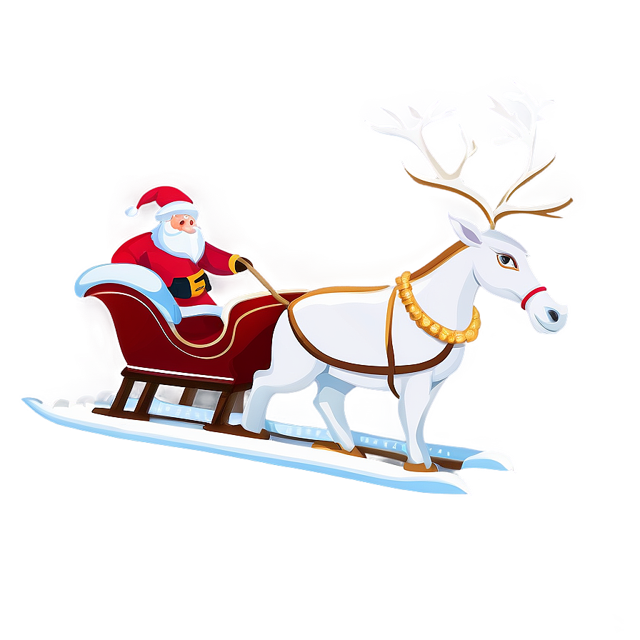 Sleigh Ride Scene Png Ajj PNG image