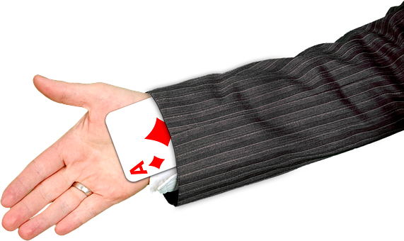 Sleightof Hand Magic Trick PNG image