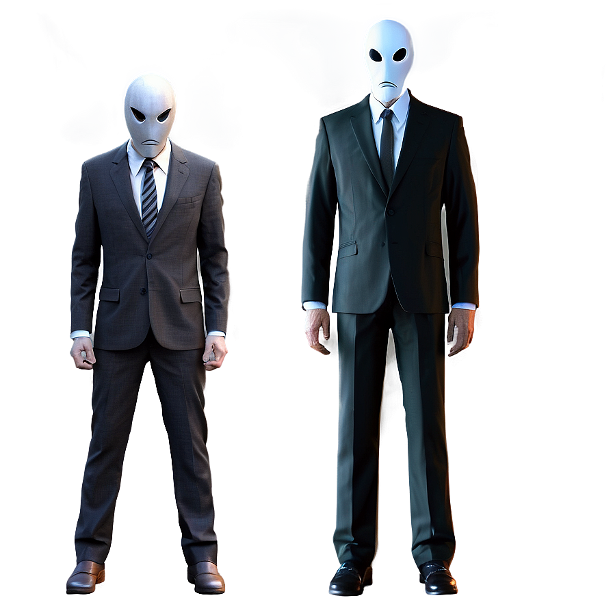 Slender Man Concept Art Png Vlj PNG image