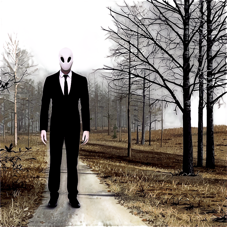 Slender Man Stalking Png Jfd PNG image