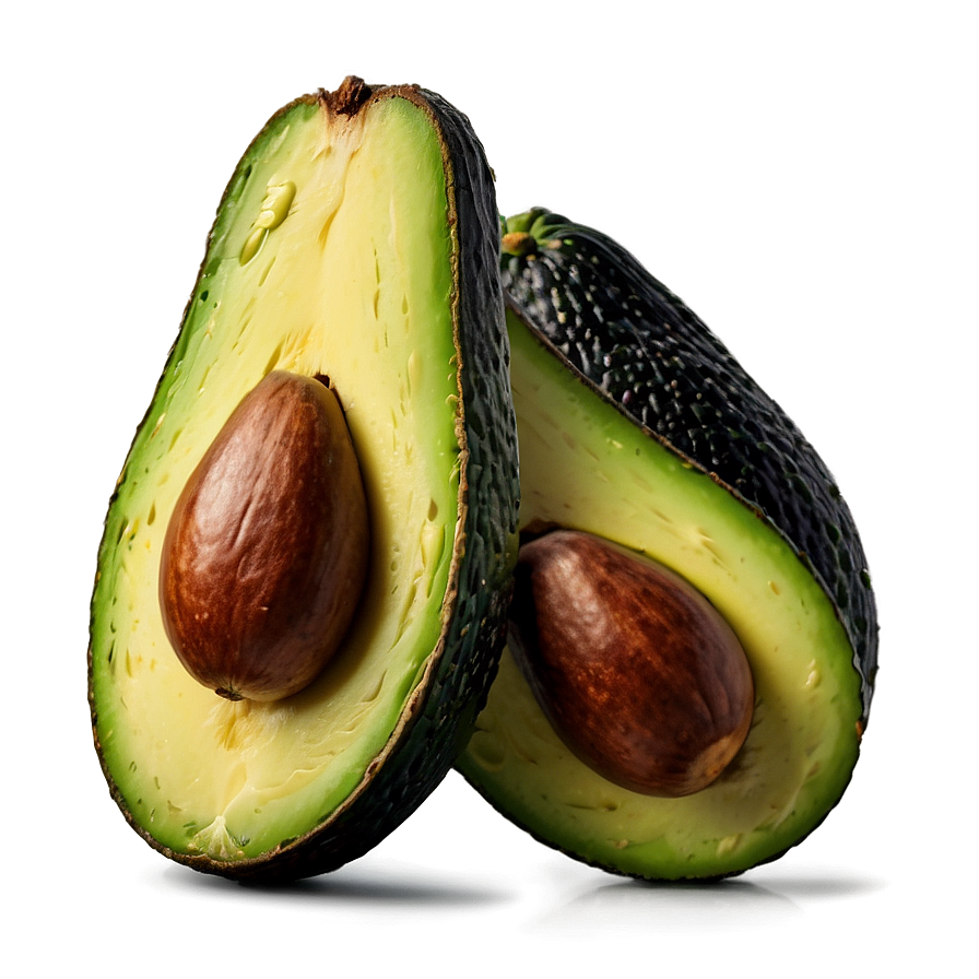 Sliced Avocado Top View Png 05242024 PNG image