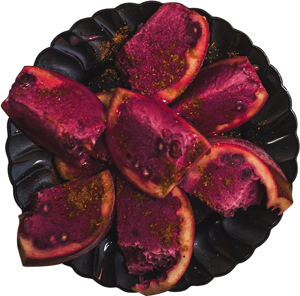 Sliced Beetroot Kulfi Dessert PNG image