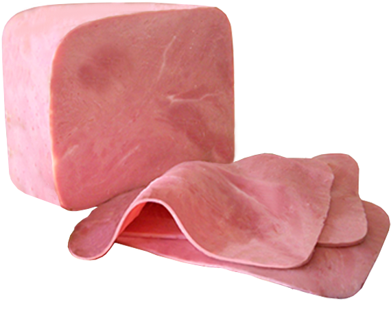 Sliced Deli Ham Block PNG image