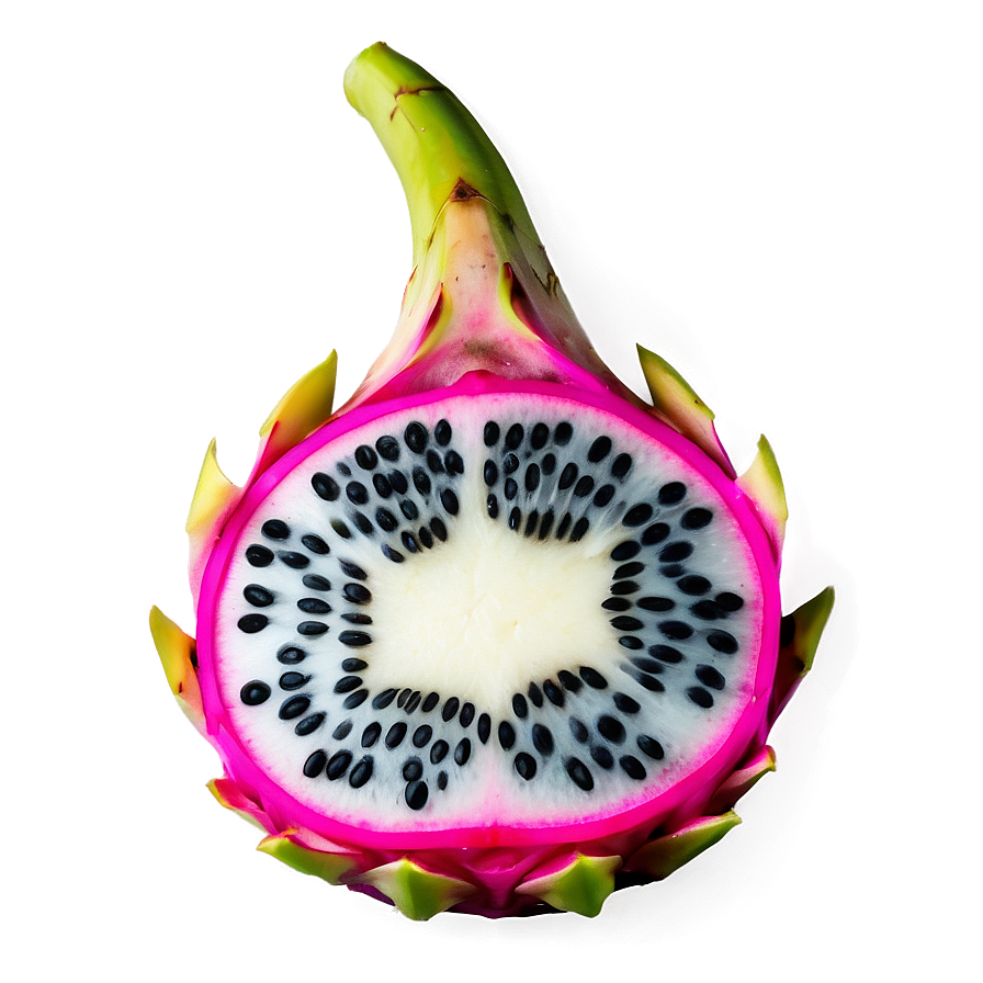 Sliced Dragonfruit On Plate Png 79 PNG image