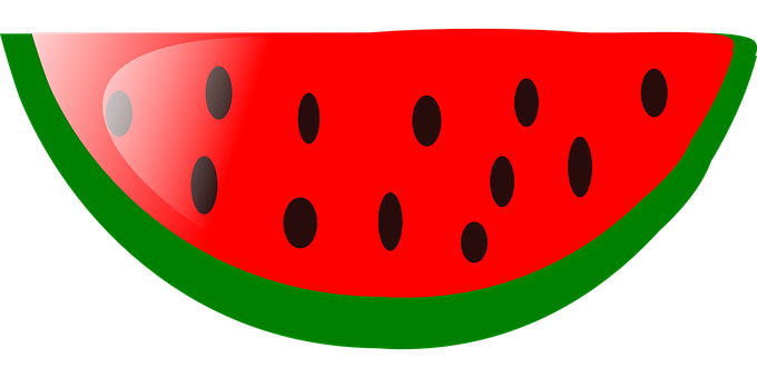 Sliced Watermelon Illustration PNG image