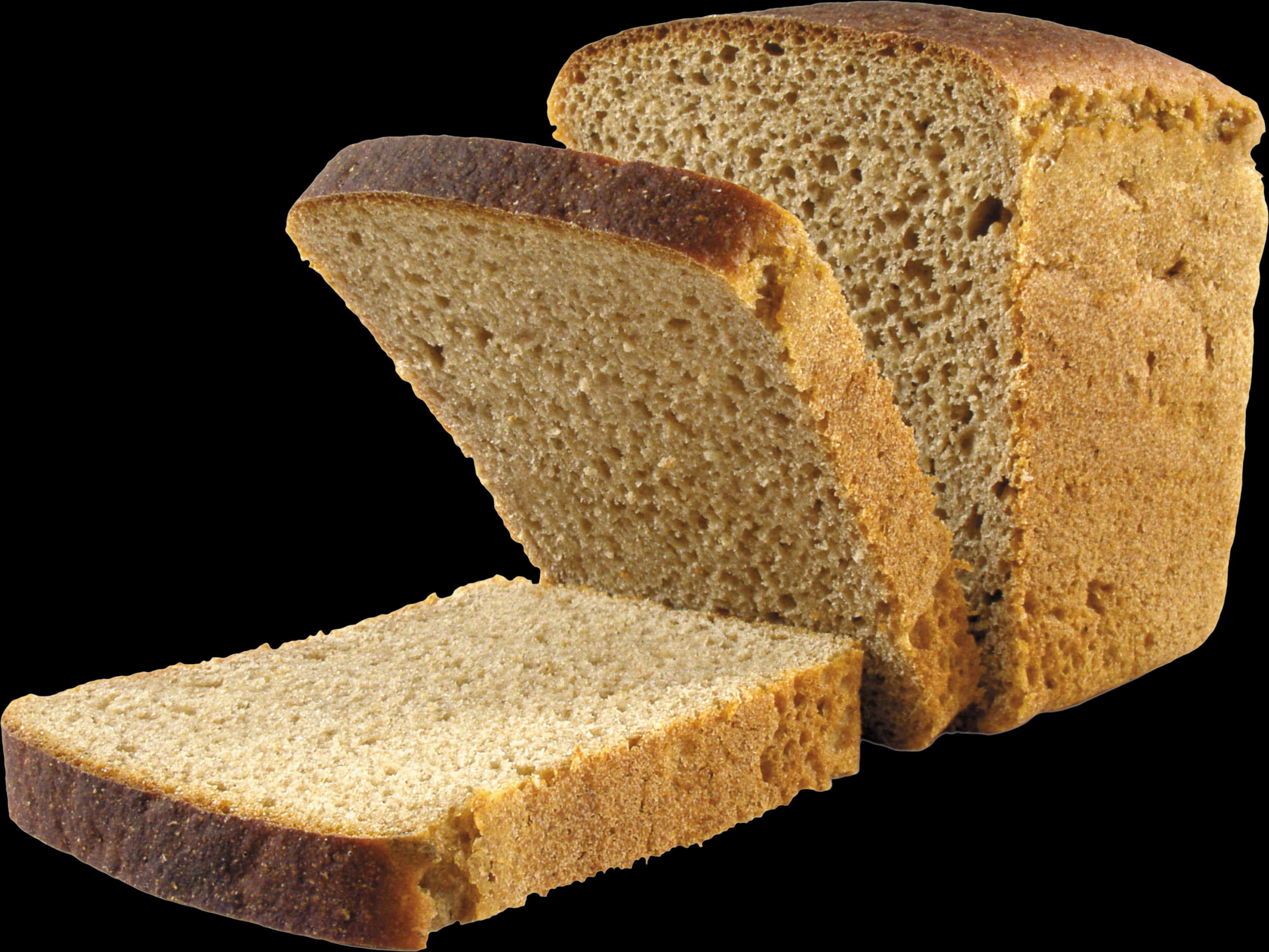 Sliced Wheat Bread Loaf PNG image