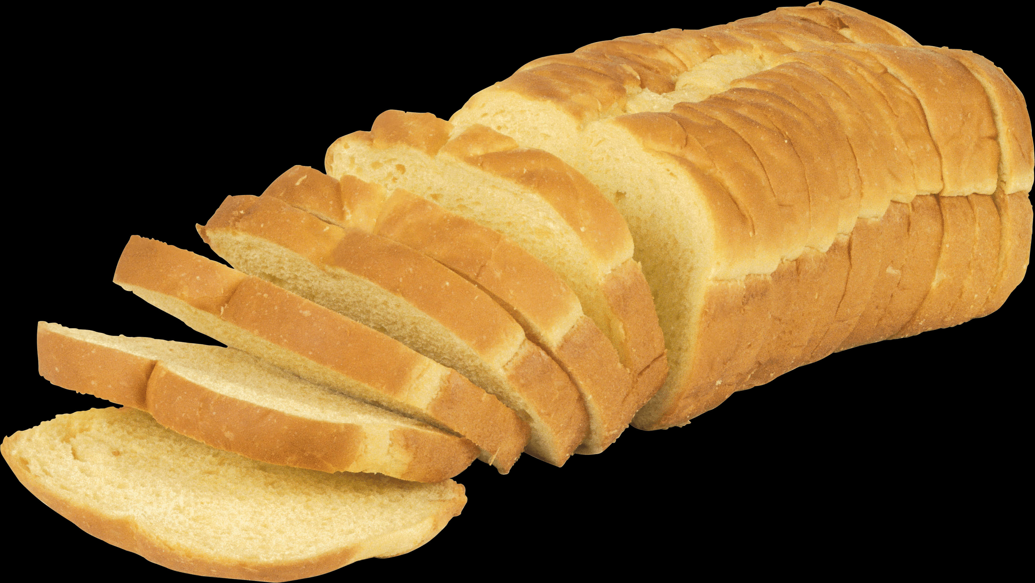 Sliced White Bread Loaf PNG image