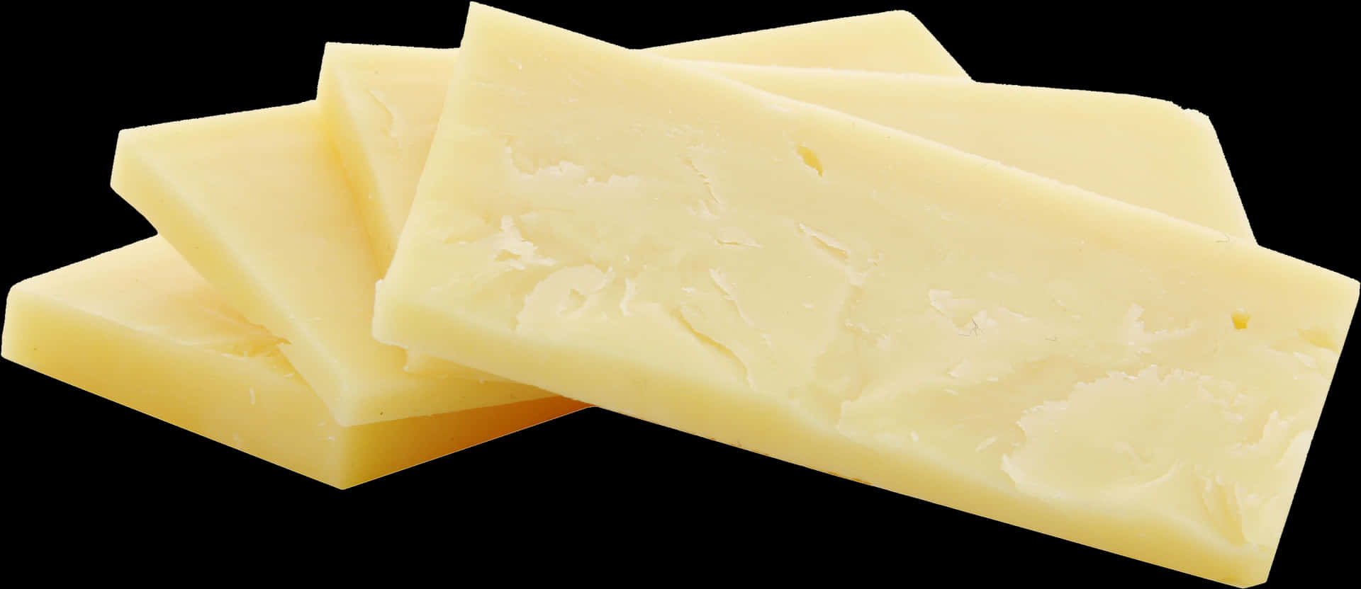 Sliced Yellow Cheese Isolated PNG image