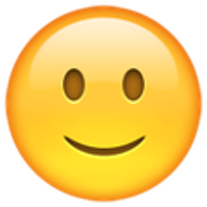 Slight Smile Emoji PNG image