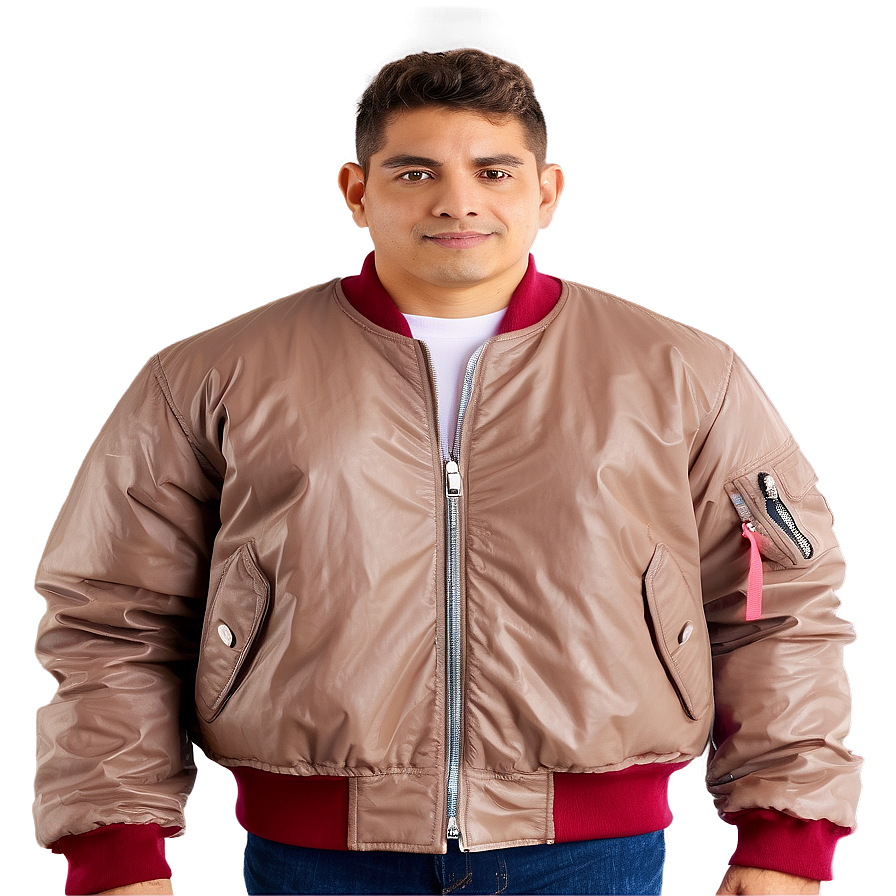 Slim Fit Bomber Jacket Png Amk PNG image