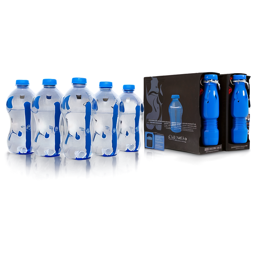 Slim Plastic Water Bottle Png 25 PNG image