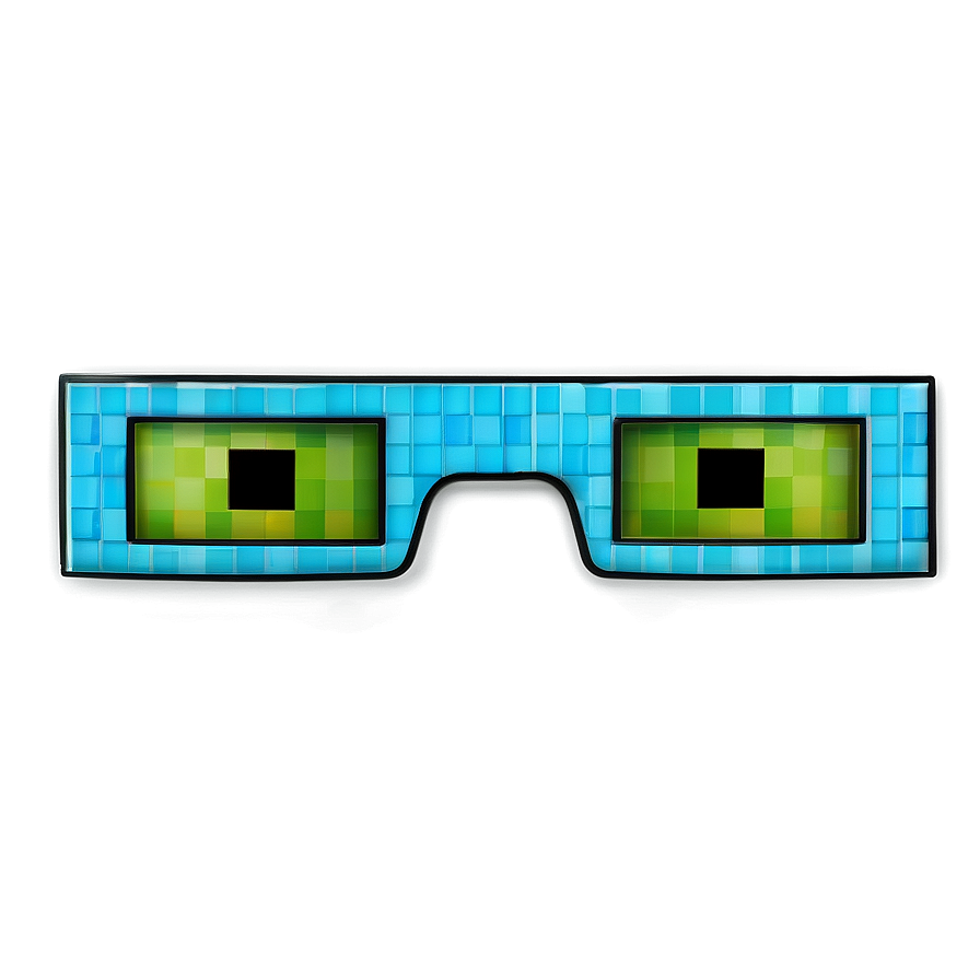 Slime Block Minecraft Glasses Png 61 PNG image