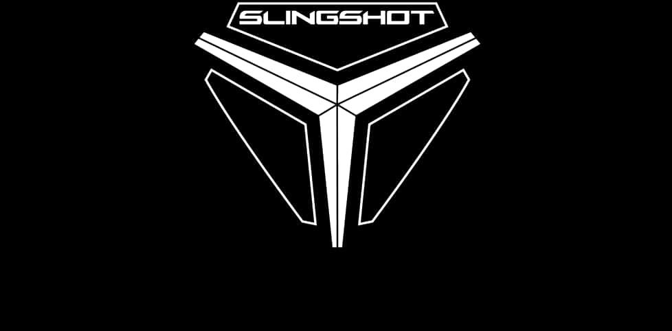 Slingshot Logo Black Background PNG image