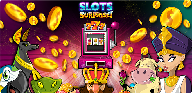 Slots Surprise Jackpot Win PNG image