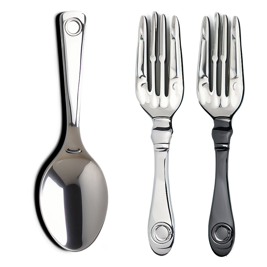 Slotted Serving Spoon Png 05252024 PNG image