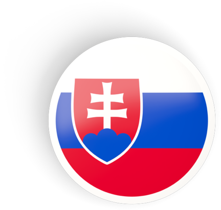 Slovakia National Emblem Button PNG image