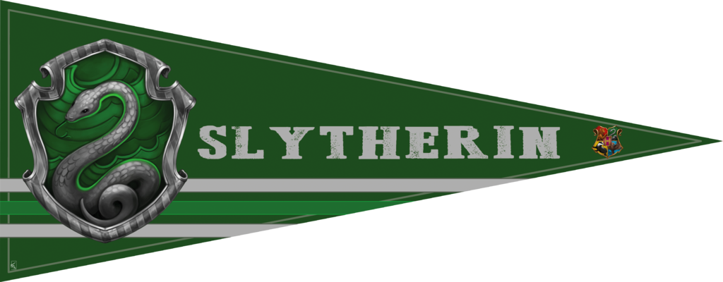 Slytherin House Crest Banner PNG image