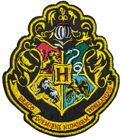 Slytherin House Crest Embroidery PNG image