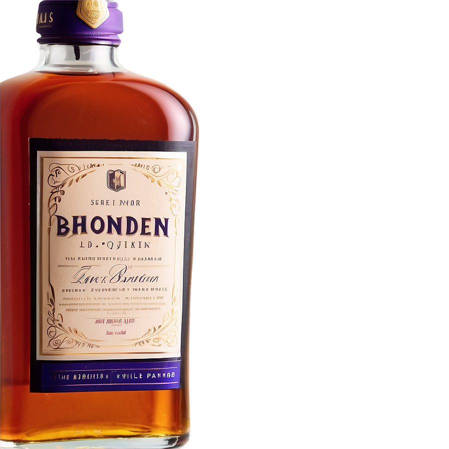 Small Batch Bourbon Bottle Png Sxy PNG image