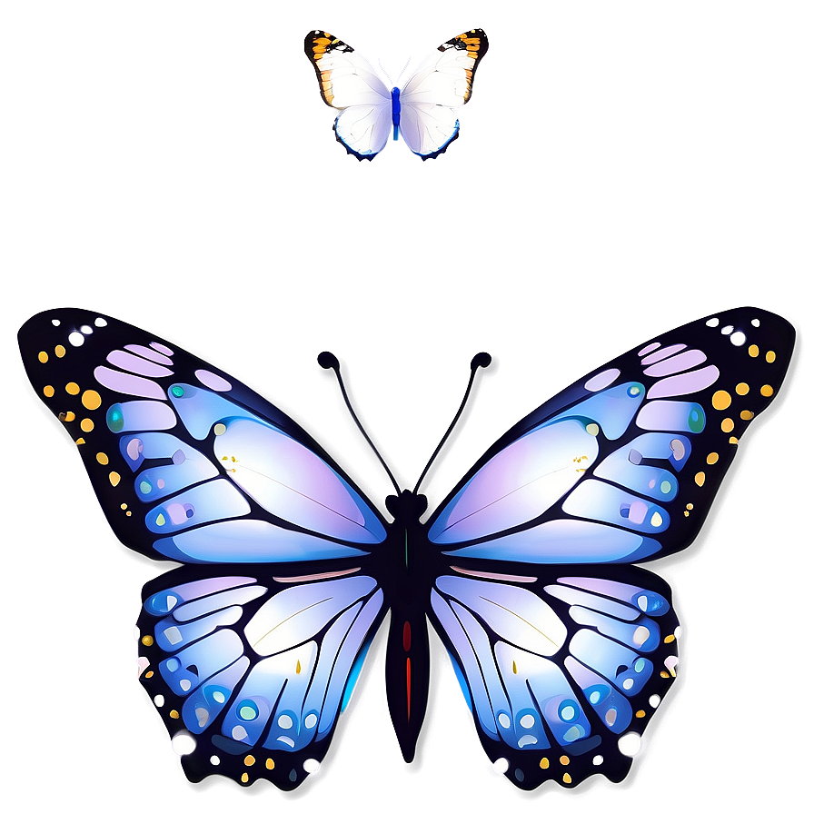 Small Butterfly Outline Png Iow PNG image