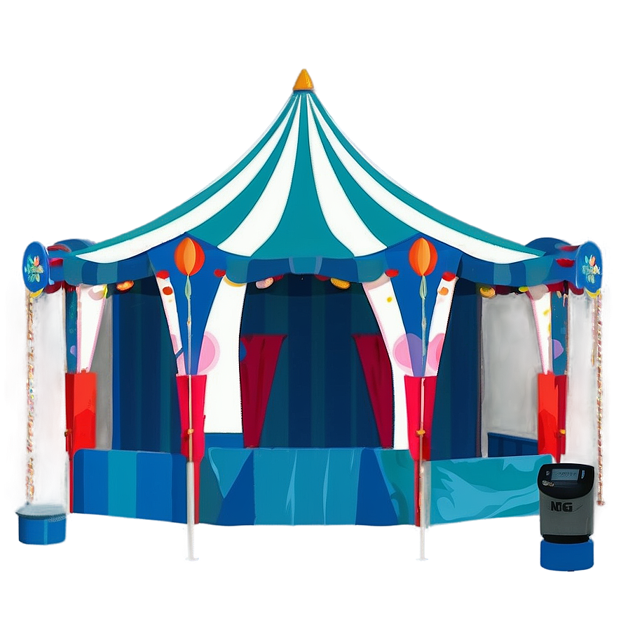 Small Carnival Booth Tent Png Mki PNG image