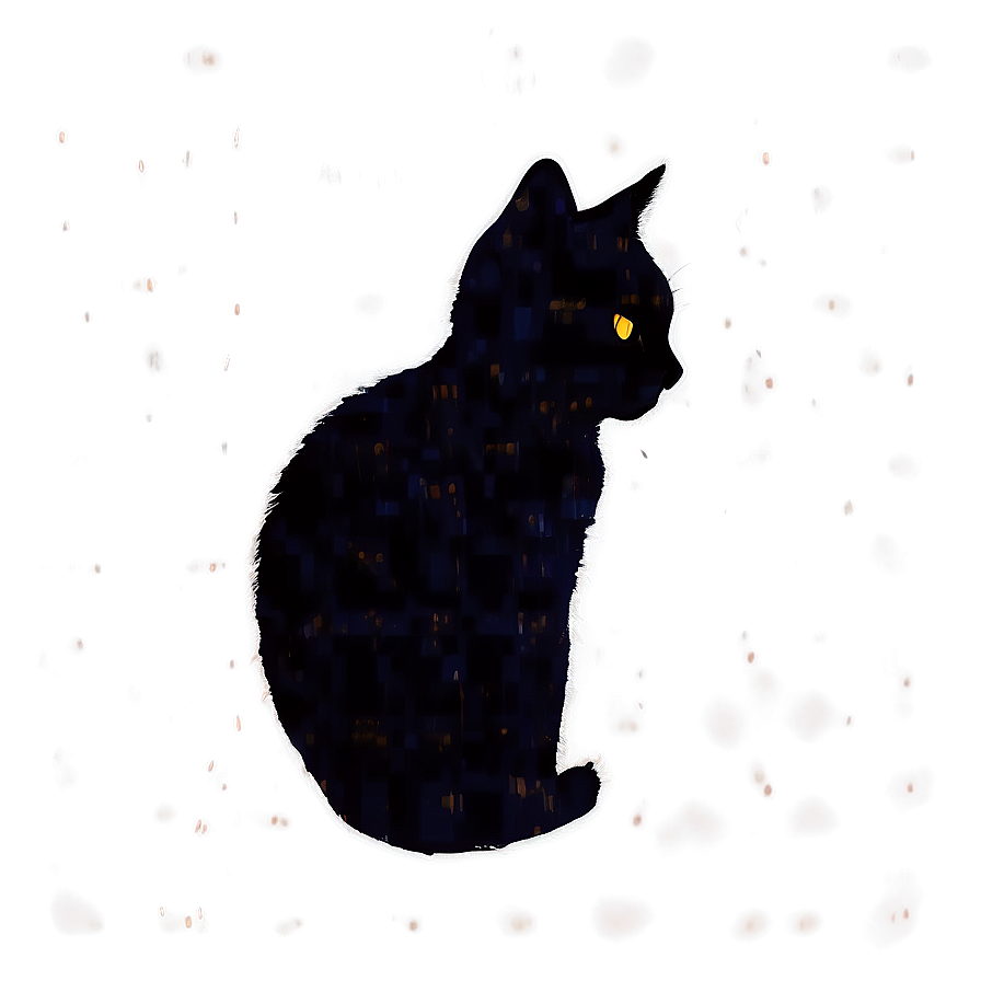 Small Cat Silhouette Png Wcq2 PNG image