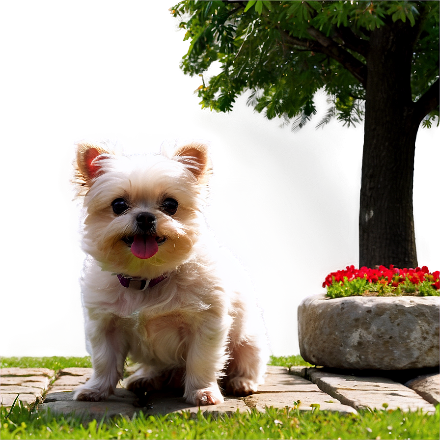 Small Dog In A Park Png 21 PNG image