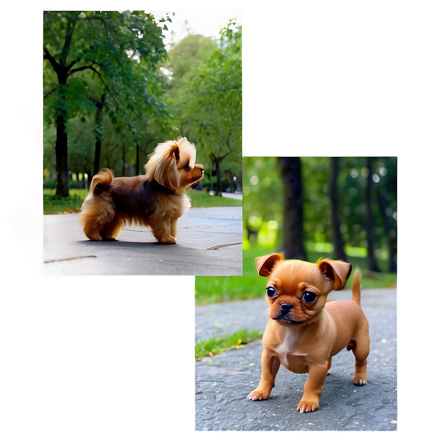 Small Dog In A Park Png 61 PNG image