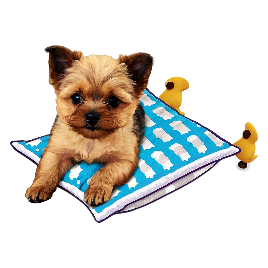 Small Dog Ready For Bed Png 06252024 PNG image