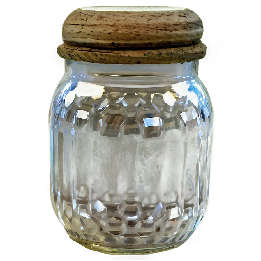 Small Glass Jar Png 06132024 PNG image