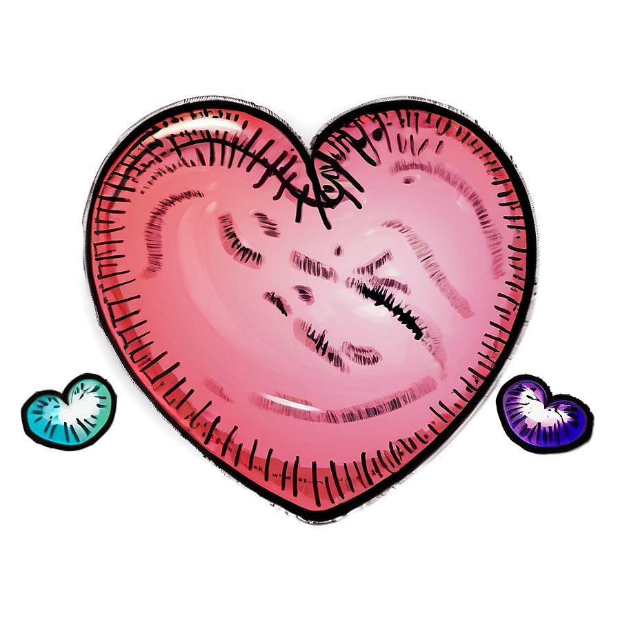 Small Heart Doodle Png 18 PNG image