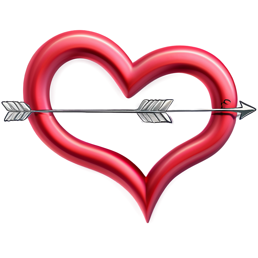 Small Heart With Arrow Png 60 PNG image