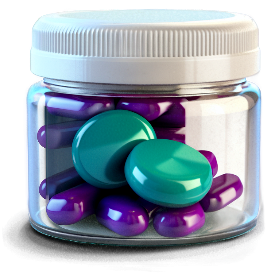 Small Pill Bottle Png 05252024 PNG image