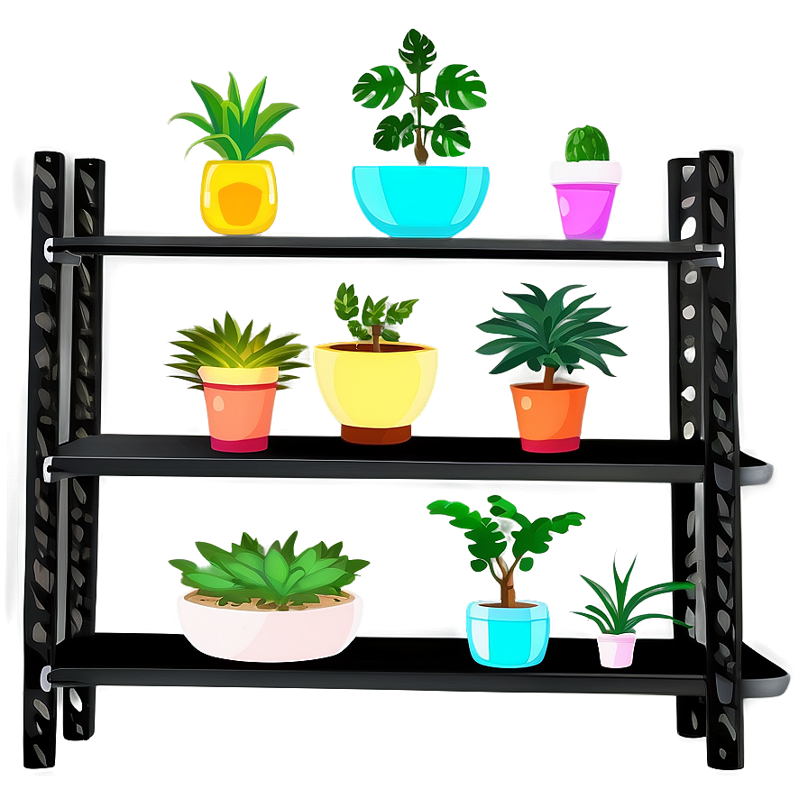 Small Plant On Shelf Png Tvy58 PNG image