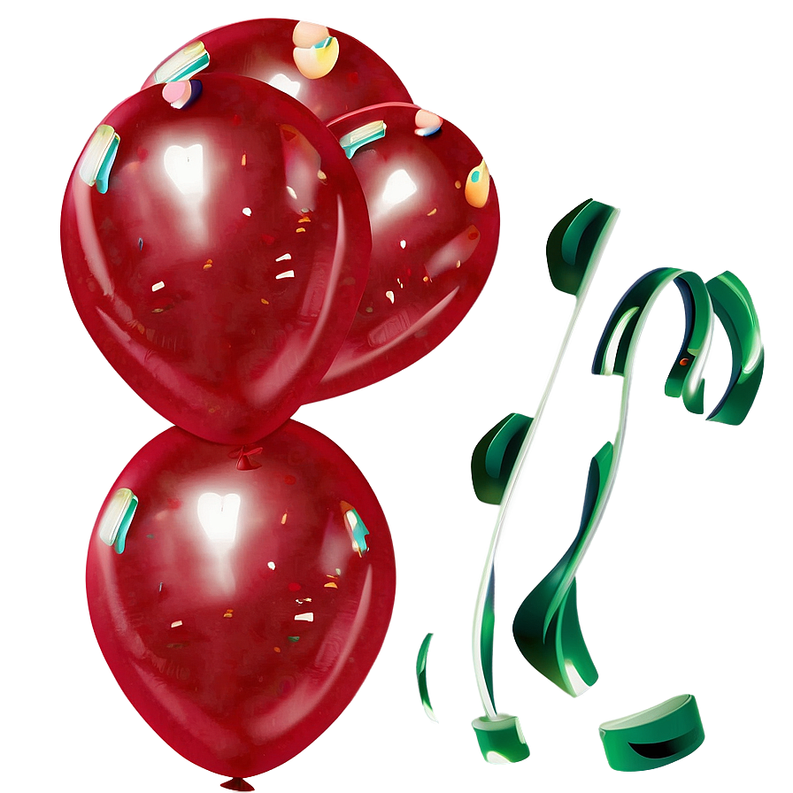 Small Red Balloons Png 95 PNG image