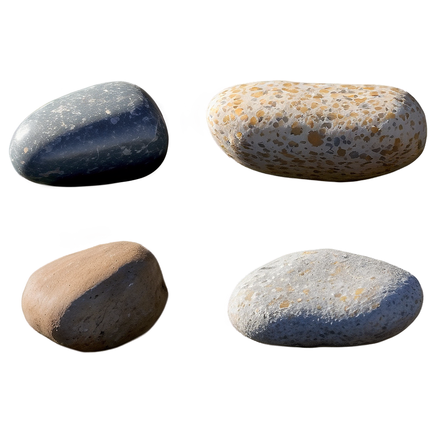 Small River Rock Collection Png 06292024 PNG image