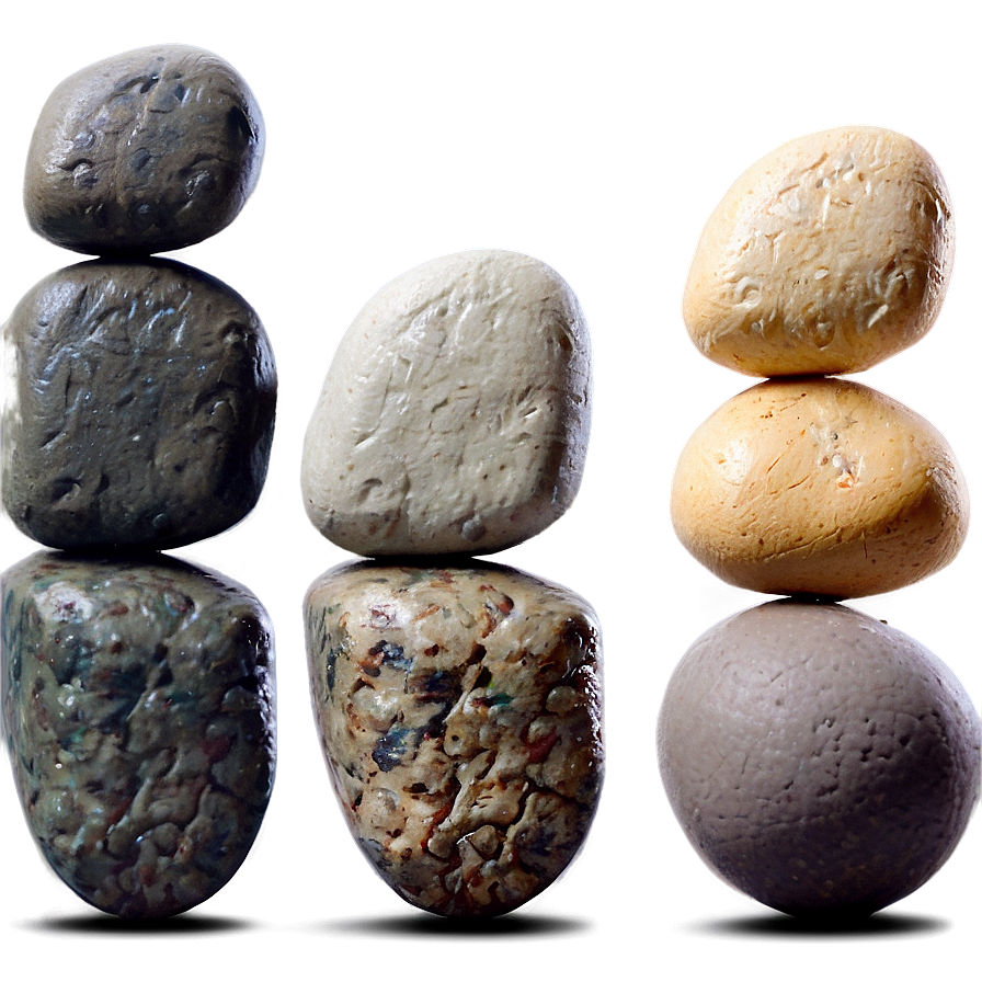 Small River Rock Collection Png Ycp9 PNG image