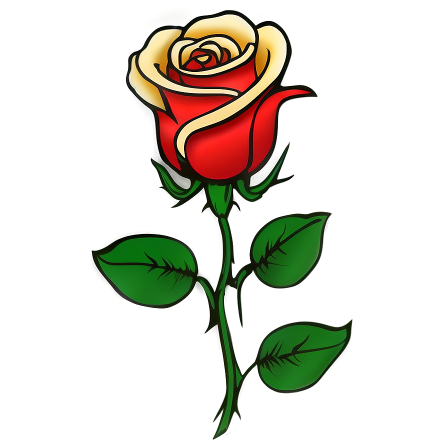 Small Rose Tattoo Idea Png Eqg PNG image