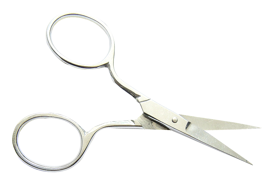 Small Silver Scissors Isolated.png PNG image