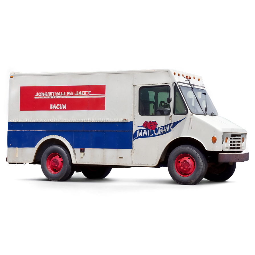 Small Town Mail Truck Png Ysh23 PNG image