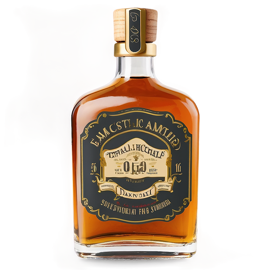 Small Whiskey Bottle Png 6 PNG image