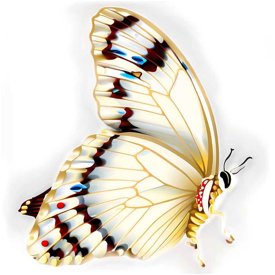 Small White Butterfly Png 06122024 PNG image